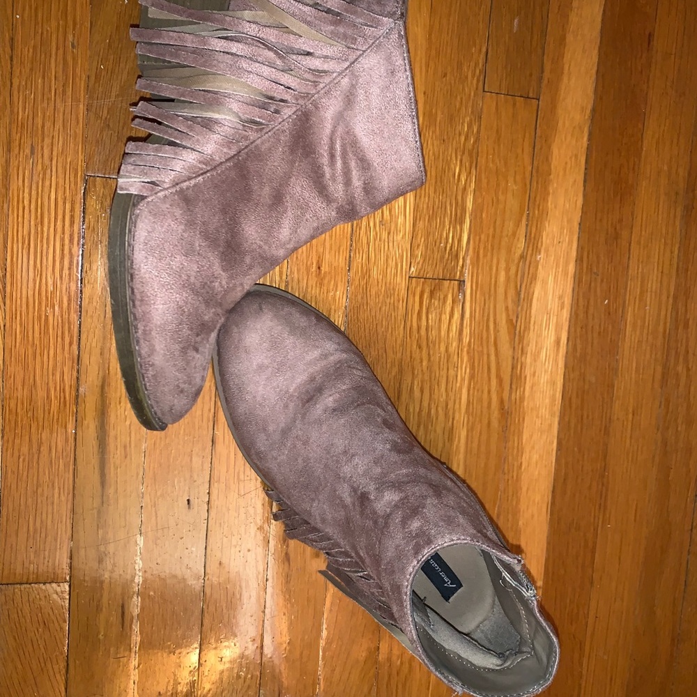 American Eagle Fringe Booties